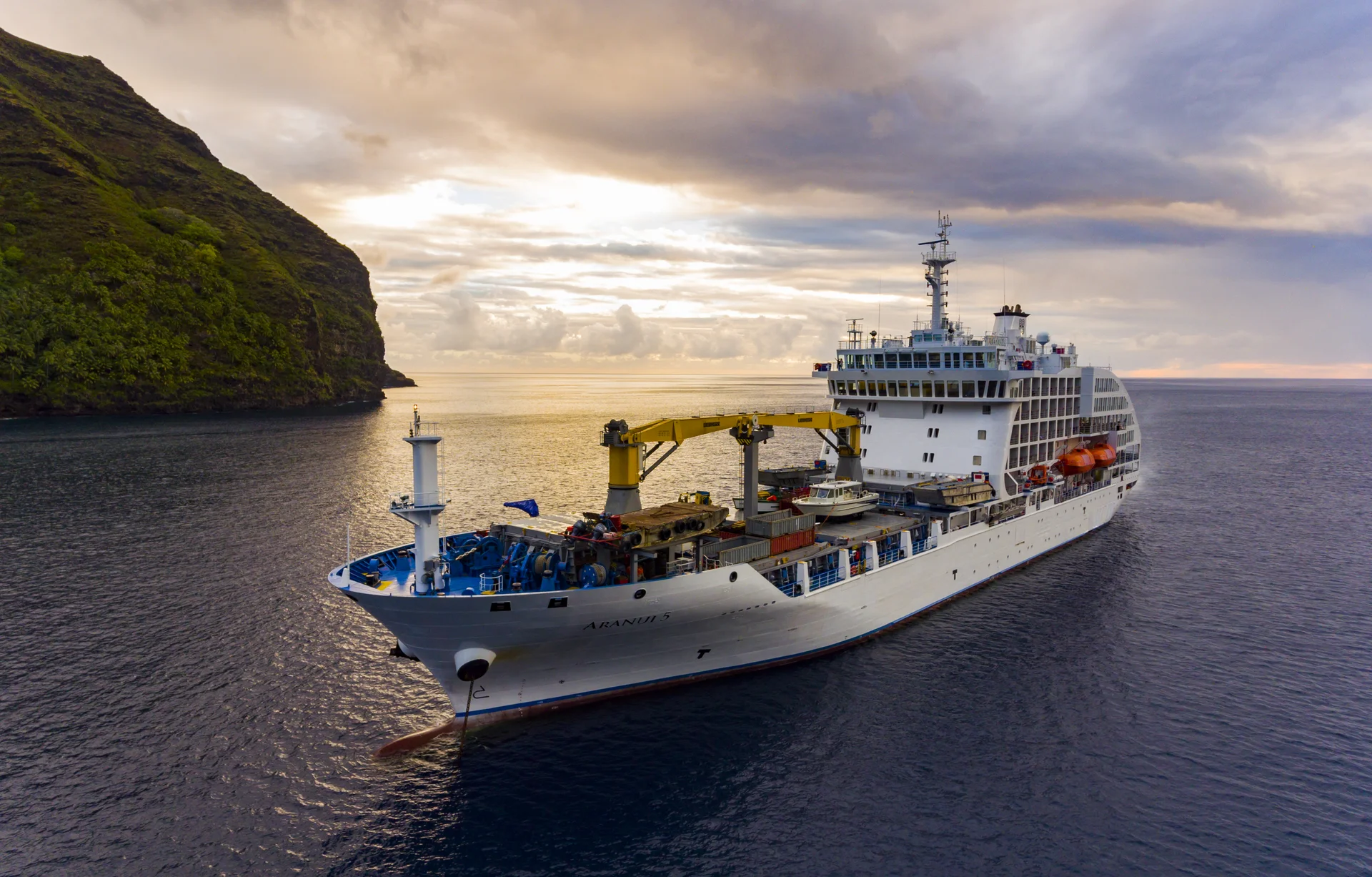 Illustration de la compagnie Aranui